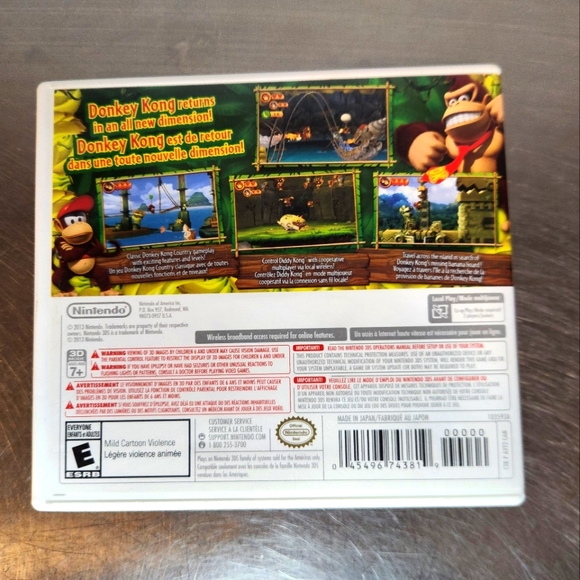 Donkey Kong Country Returns Nintendo 3DS - Picture 2 of 2